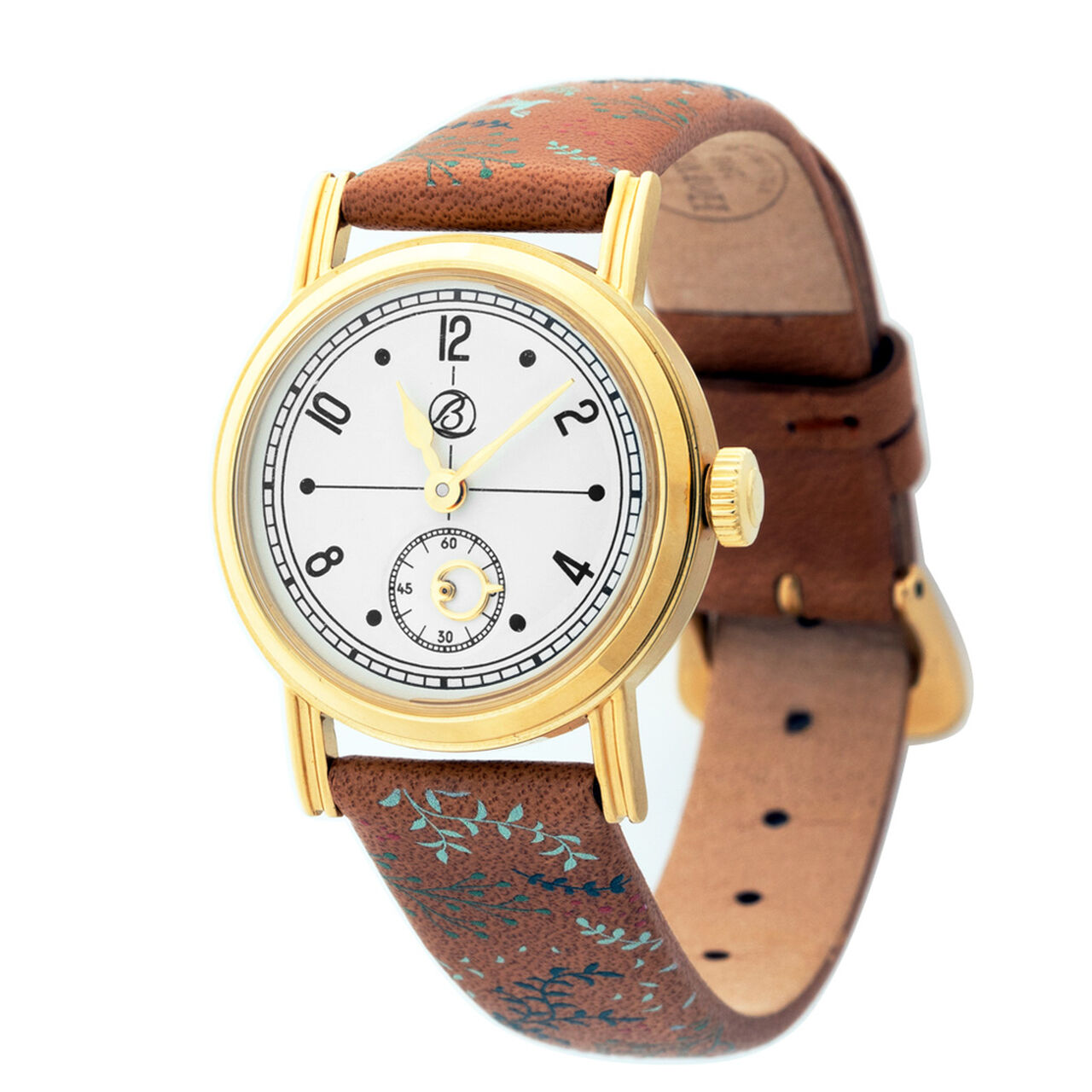 LOV-IN BOUQUET Horween Botanical design watch,, large image number 1